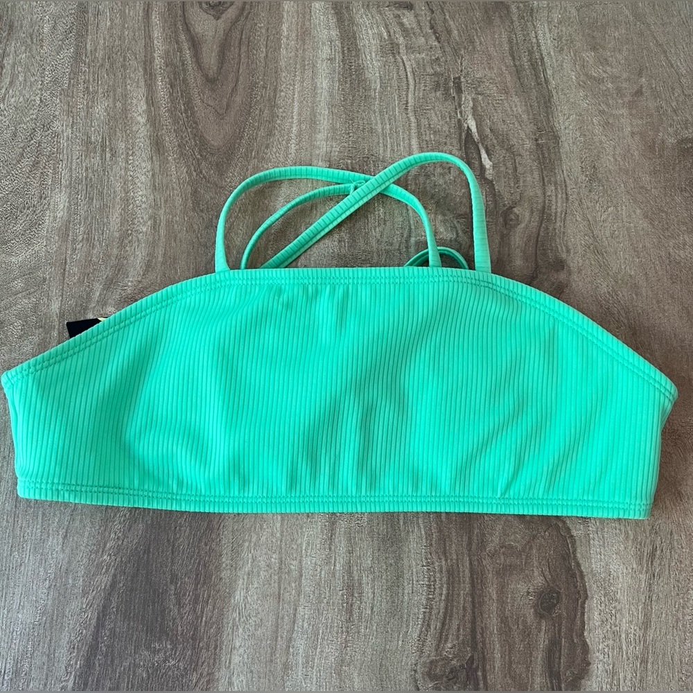 Art Class NWT Girls Bikini Top Green Swimsuit Top Only Size XL 14 (Girls)